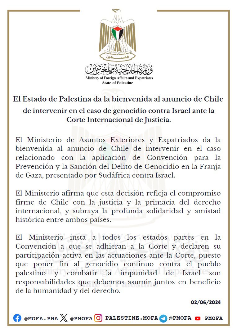 Declaración de Estado de Palestina