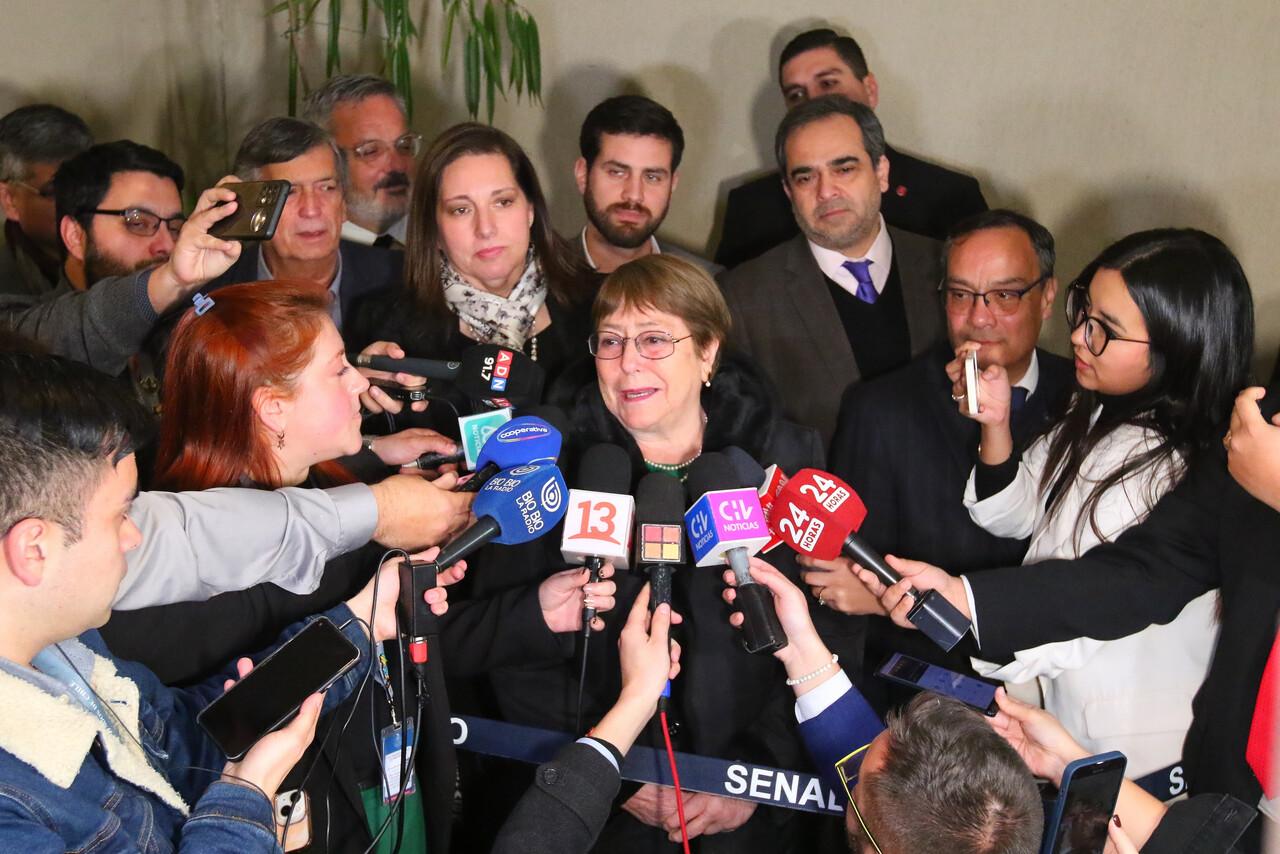 Michelle Bachele en el Congreso