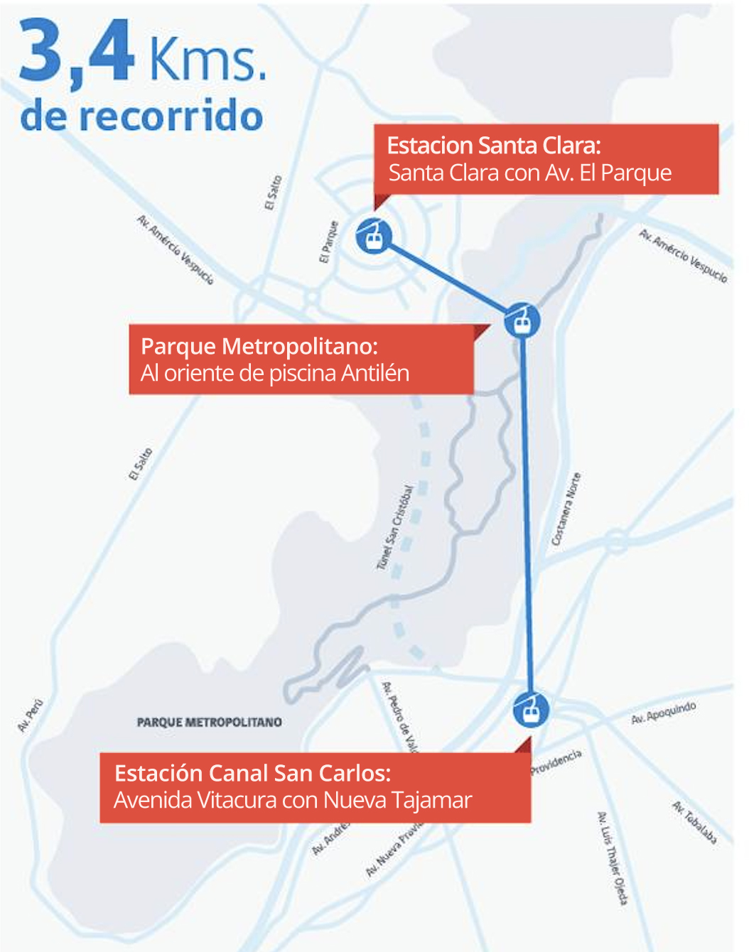 Presentan primera cabina del Teleférico Bicentenario: Conectará Huechuraba y Providencia en solo 13 minutos/Teleférico Bicentenario