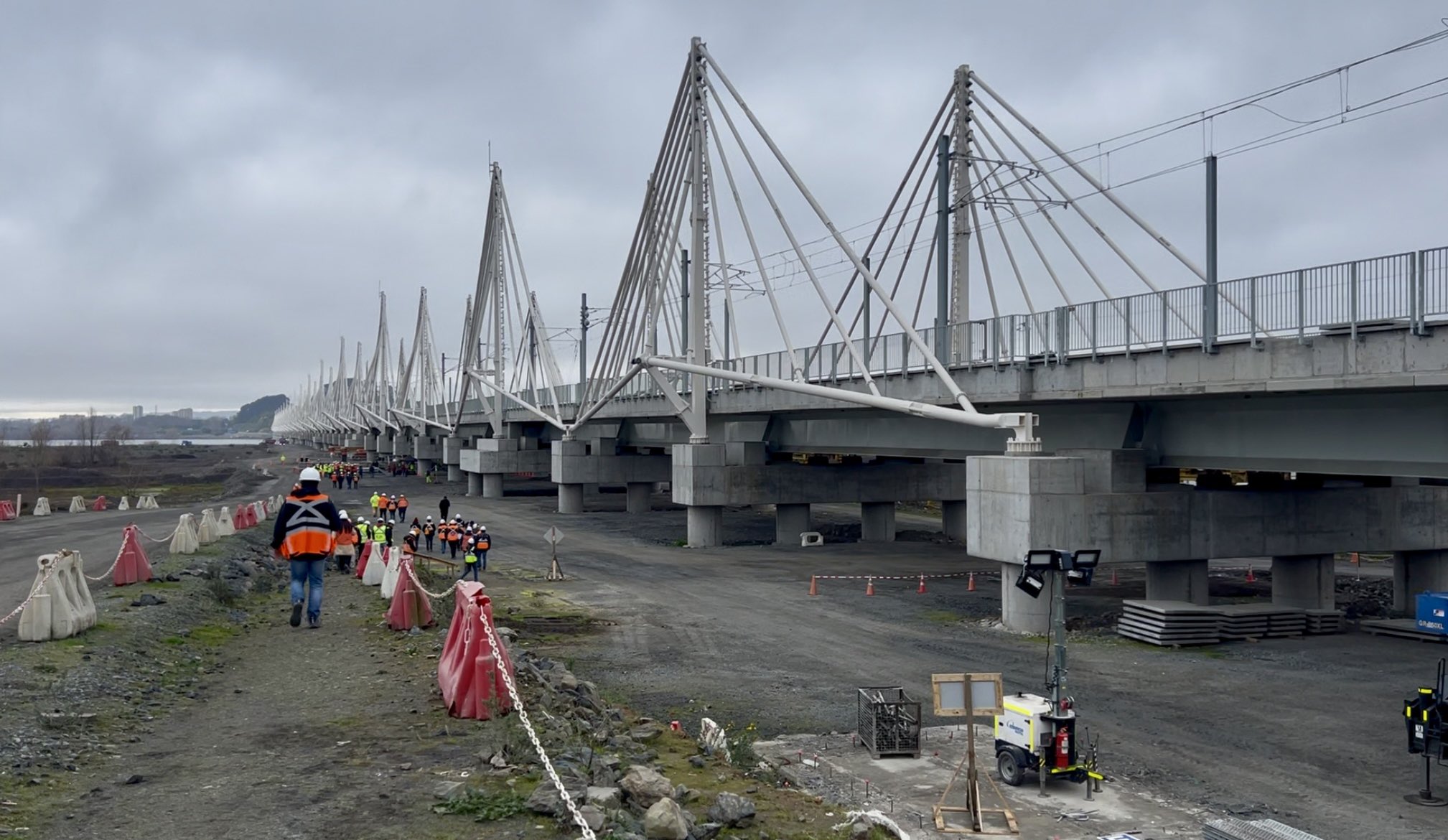 Nuevo Puente Ferroviario en Concepción/@MTTChile